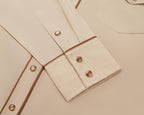 Outback King | Women's Prairie Embroidery Cowgirl Shirt | Desert Sand