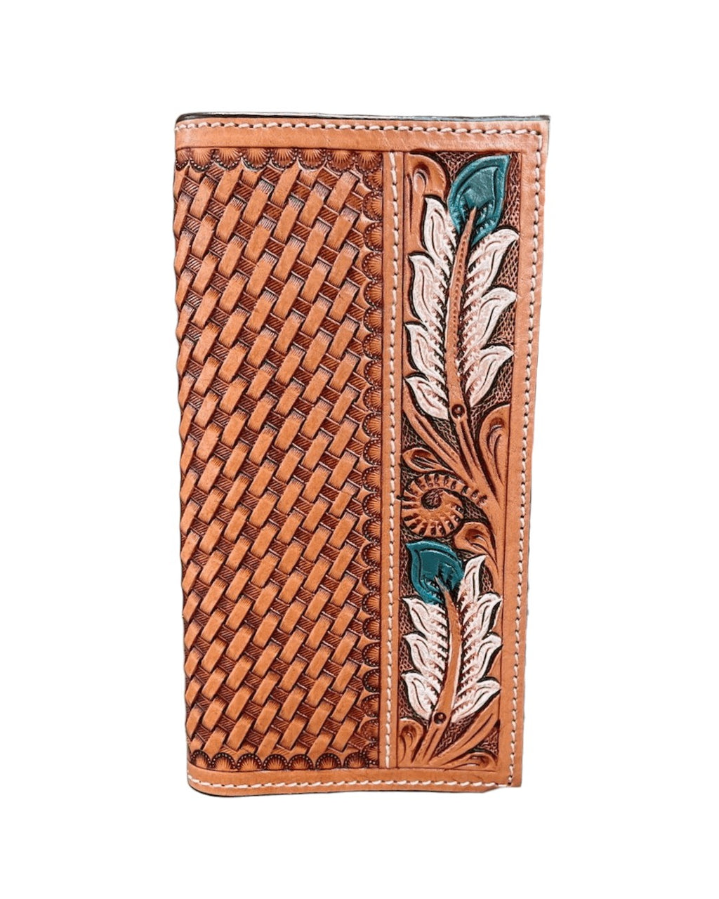 Outback King | Cowboy Wallet | Blue Flame