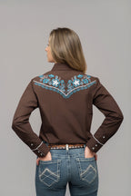 Outback King | Women's  Prairie Embroidery Cowgirl Shirt | Copper Canyon