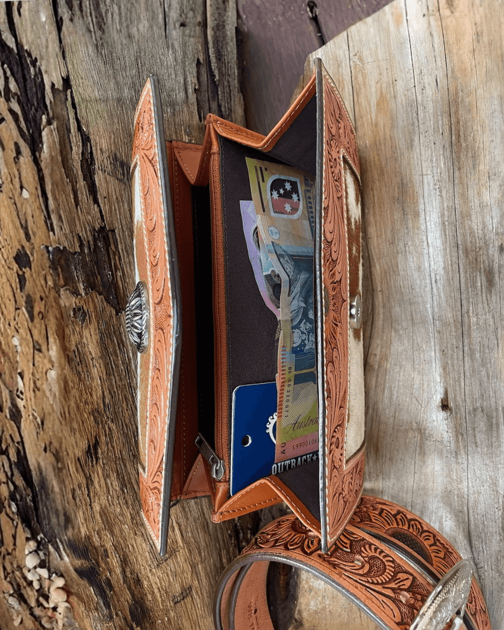 Outback King | Western Clutch Purse | Sunflower