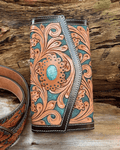 Outback King | Western Clutch Purse | Emerald Vine