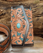 Outback King | Western Clutch Purse | Emerald Vine