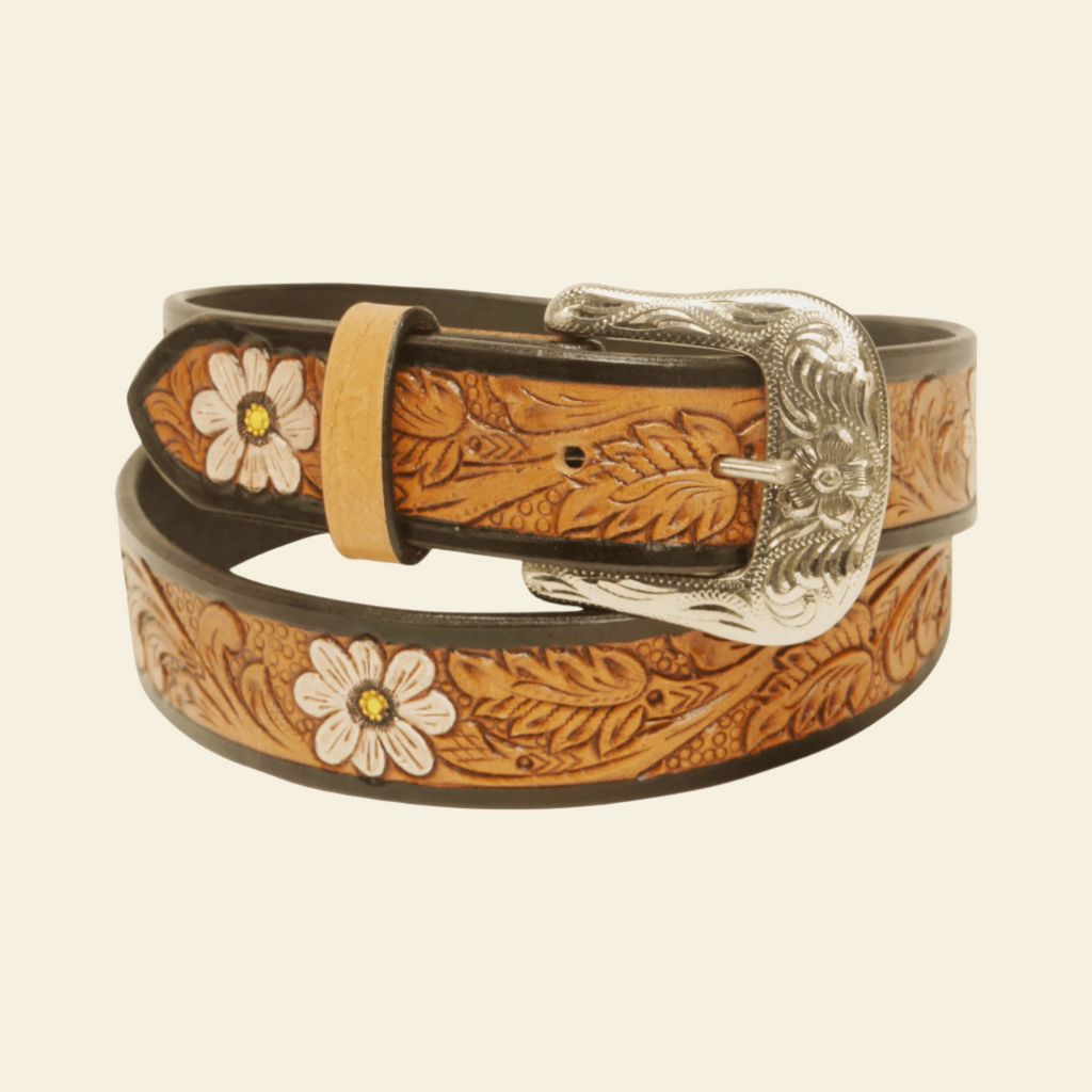 Outback King | Premium Western Belt | Desert Daisy