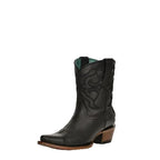 Corral | Embroidery Ankle Boot | Snip Toe | Black
